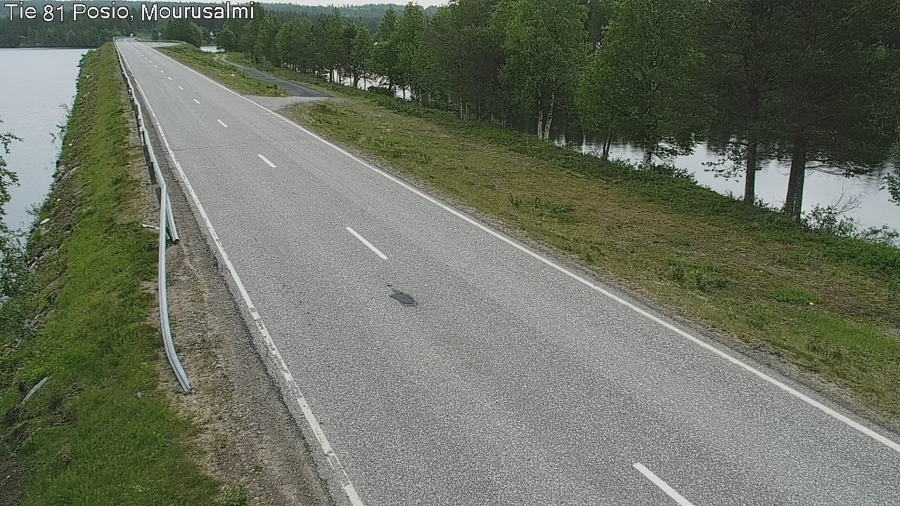 Kelikamerat Kuva Tie 81 Posio, Mourusalmi, Posio, Lappi