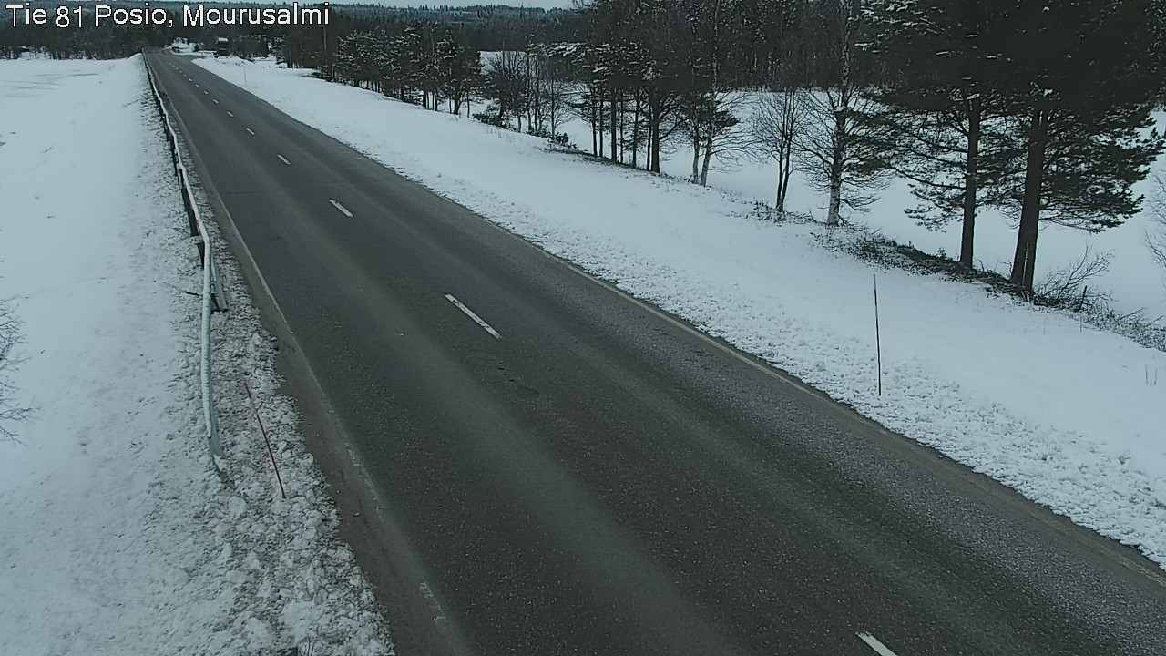 Kelikamerat Kuva Tie 81 Posio, Mourusalmi, Posio, Lappi