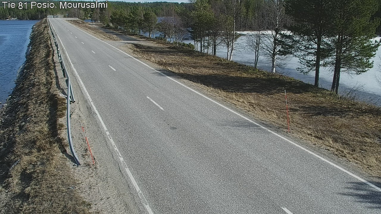 Weather Camera Image Väg 81 Posio, Mourusalmi, Posio, Lappi