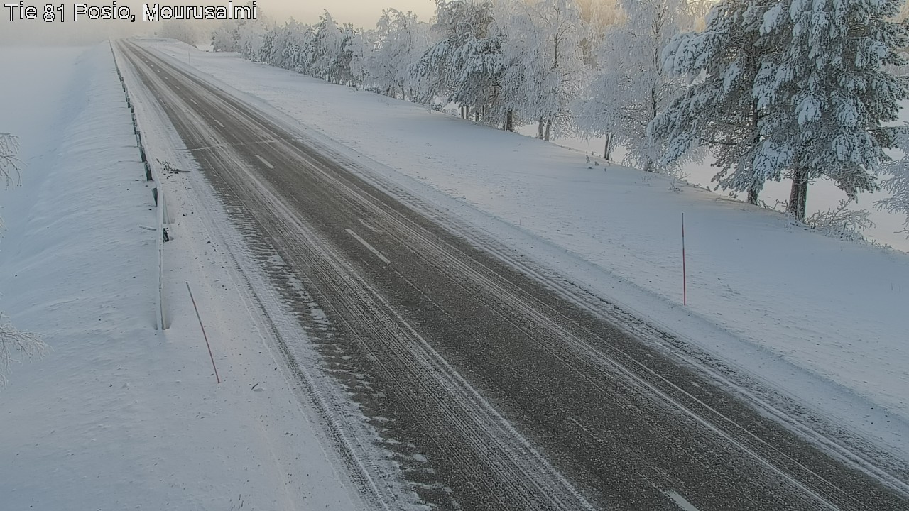 Weather Camera Image Road 81 Posio, Mourusalmi, Posio, Lappi