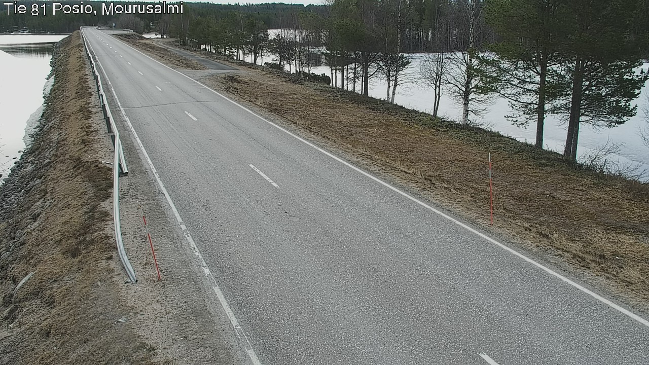 Weather Camera Image Väg 81 Posio, Mourusalmi, Posio, Lappi