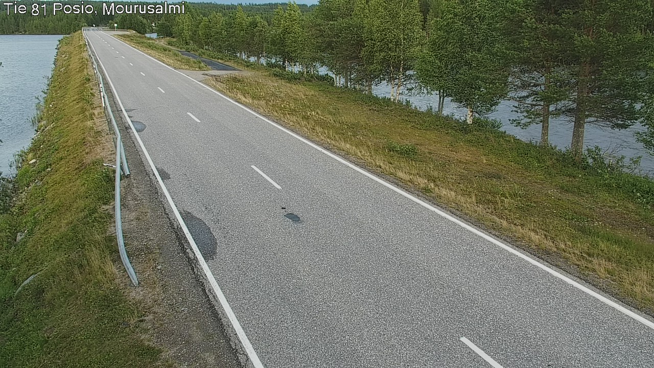 Kelikamerat Kuva Tie 81 Posio, Mourusalmi, Posio, Lappi