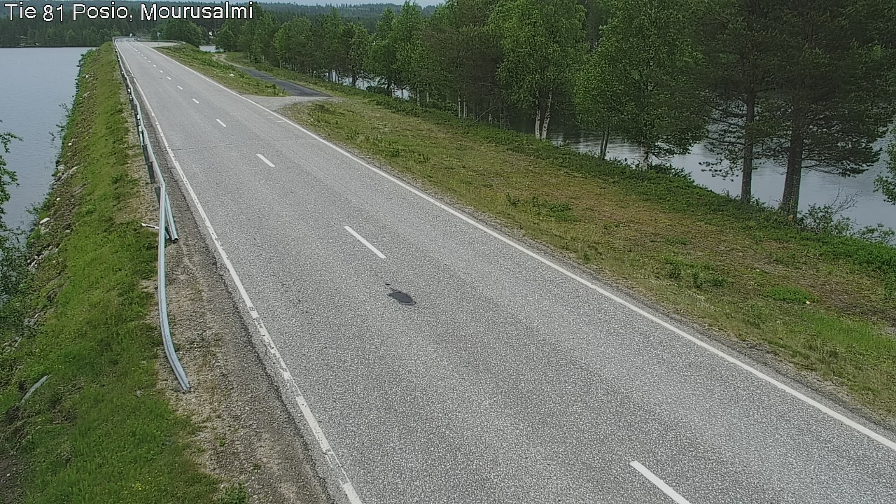 Kelikamerat Kuva Tie 81 Posio, Mourusalmi, Posio, Lappi