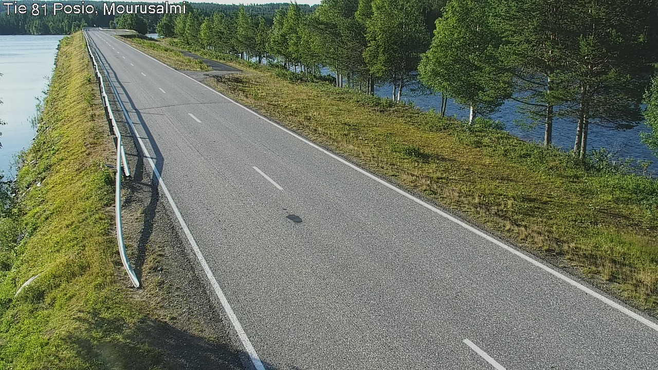 Weather Camera Image Road 81 Posio, Mourusalmi, Posio, Lappi