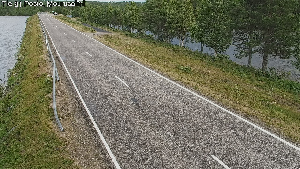 Kelikamerat Kuva Tie 81 Posio, Mourusalmi, Posio, Lappi