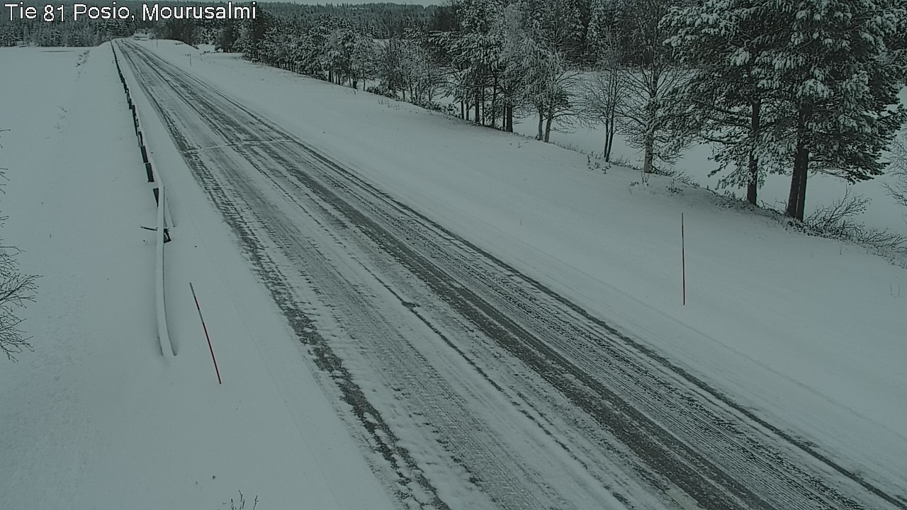 Weather Camera Image Väg 81 Posio, Mourusalmi, Posio, Lappi