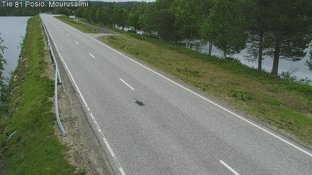 Weather Camera Image Väg 81 Posio, Mourusalmi, Posio, Lappi