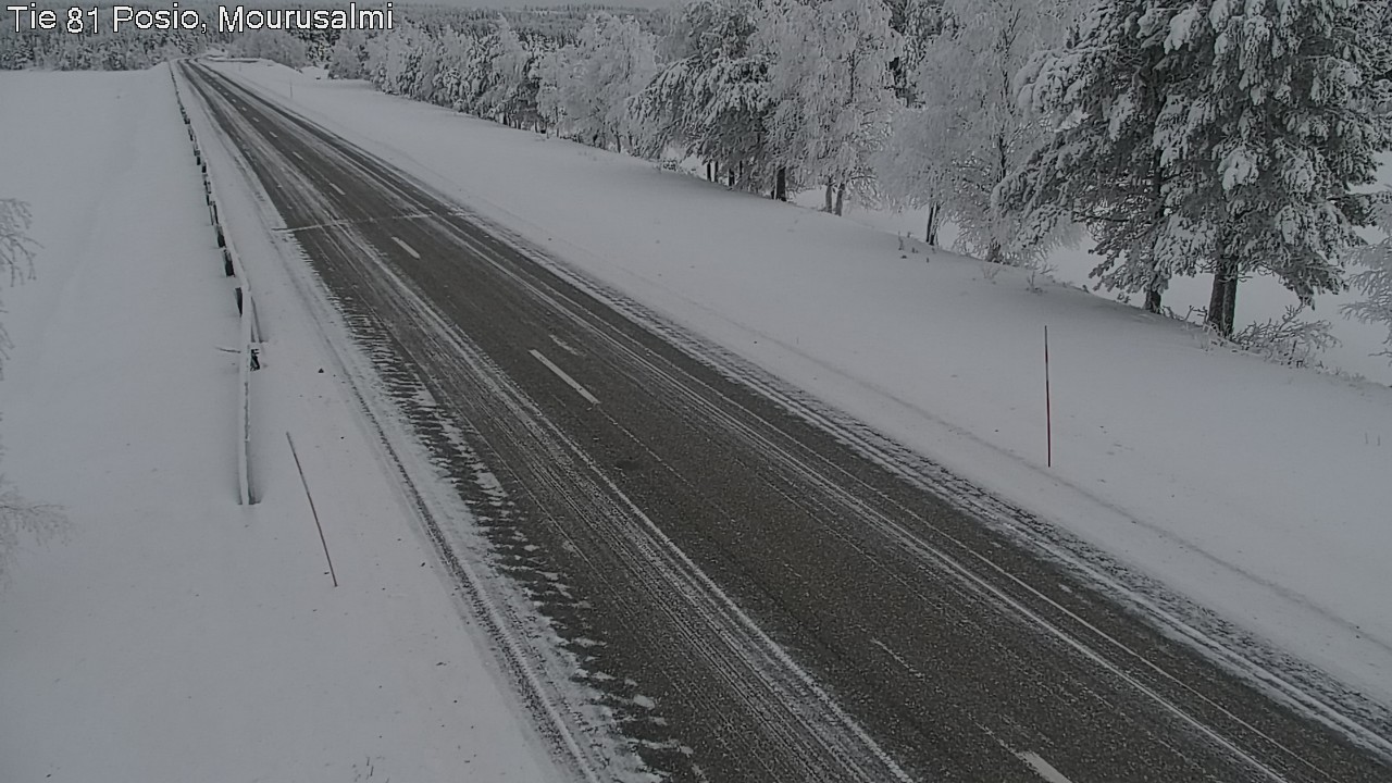 Kelikamerat Kuva Tie 81 Posio, Mourusalmi, Posio, Lappi