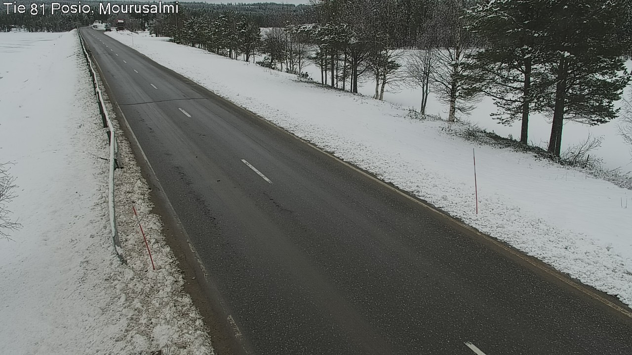 Kelikamerat Kuva Tie 81 Posio, Mourusalmi, Posio, Lappi