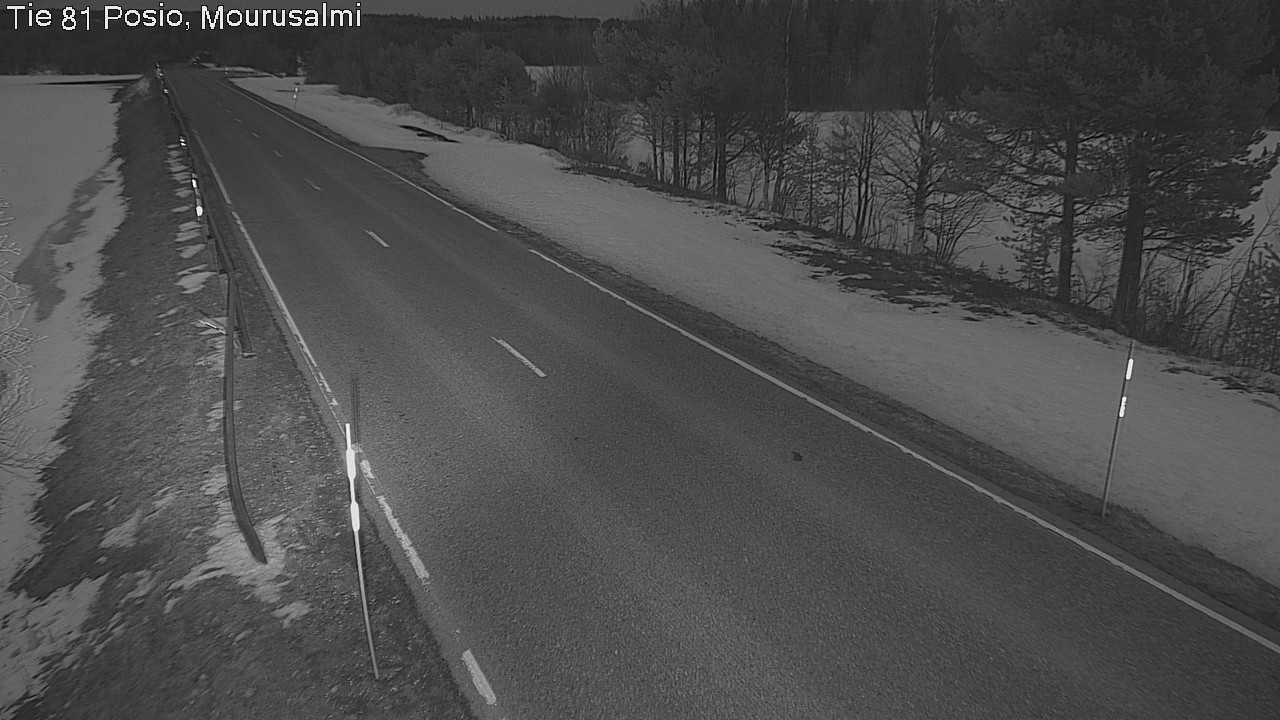 Weather Camera Image Road 81 Posio, Mourusalmi, Posio, Lappi