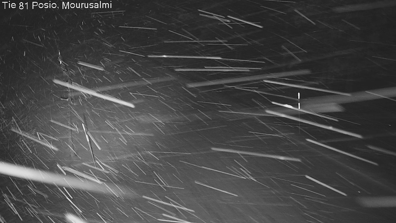 Weather Camera Image Väg 81 Posio, Mourusalmi, Posio, Lappi