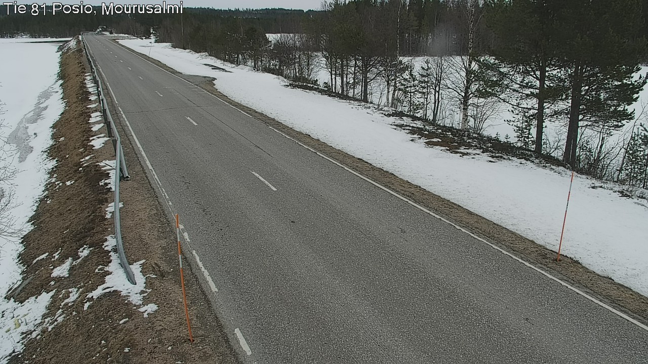 Kelikamerat Kuva Tie 81 Posio, Mourusalmi, Posio, Lappi