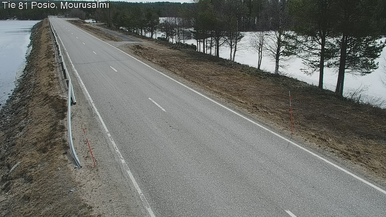 Weather Camera Image Väg 81 Posio, Mourusalmi, Posio, Lappi