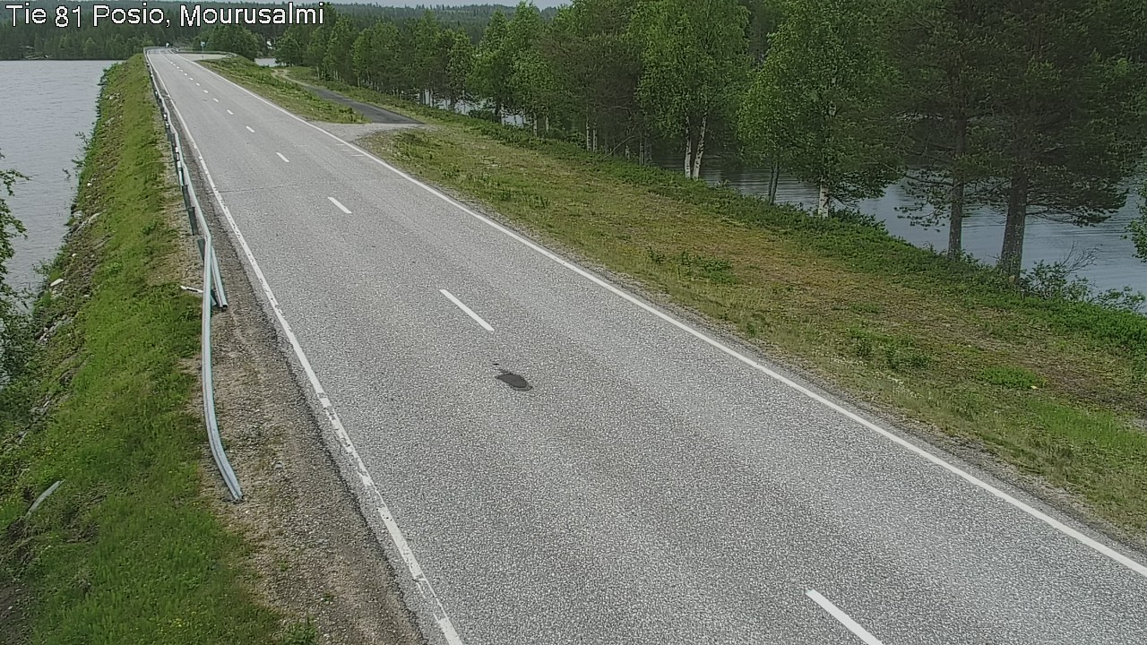 Kelikamerat Kuva Tie 81 Posio, Mourusalmi, Posio, Lappi