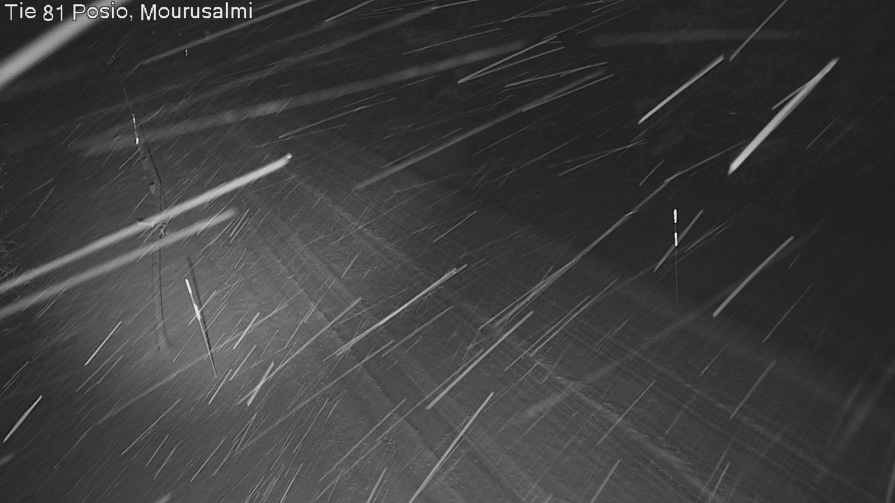 Weather Camera Image Väg 81 Posio, Mourusalmi, Posio, Lappi