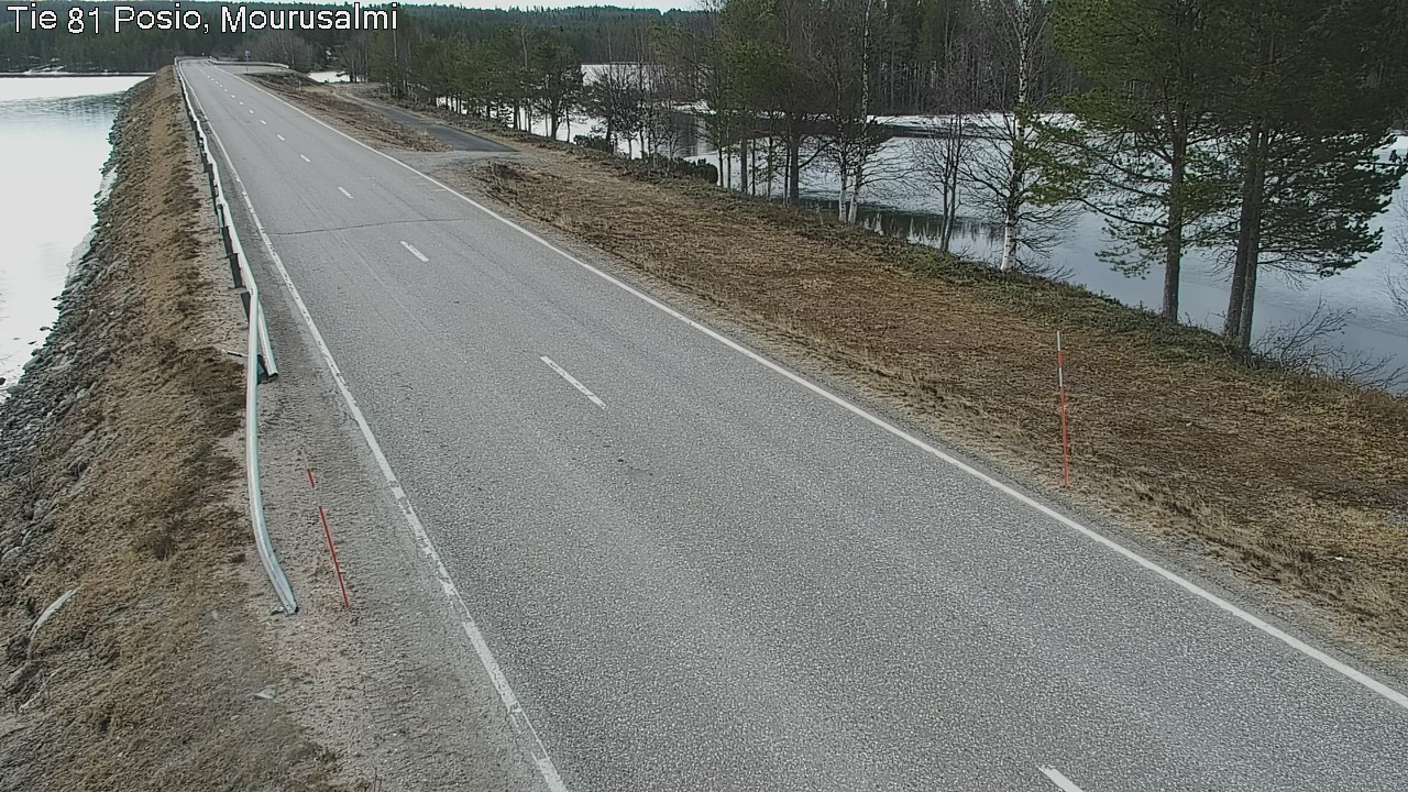Weather Camera Image Road 81 Posio, Mourusalmi, Posio, Lappi
