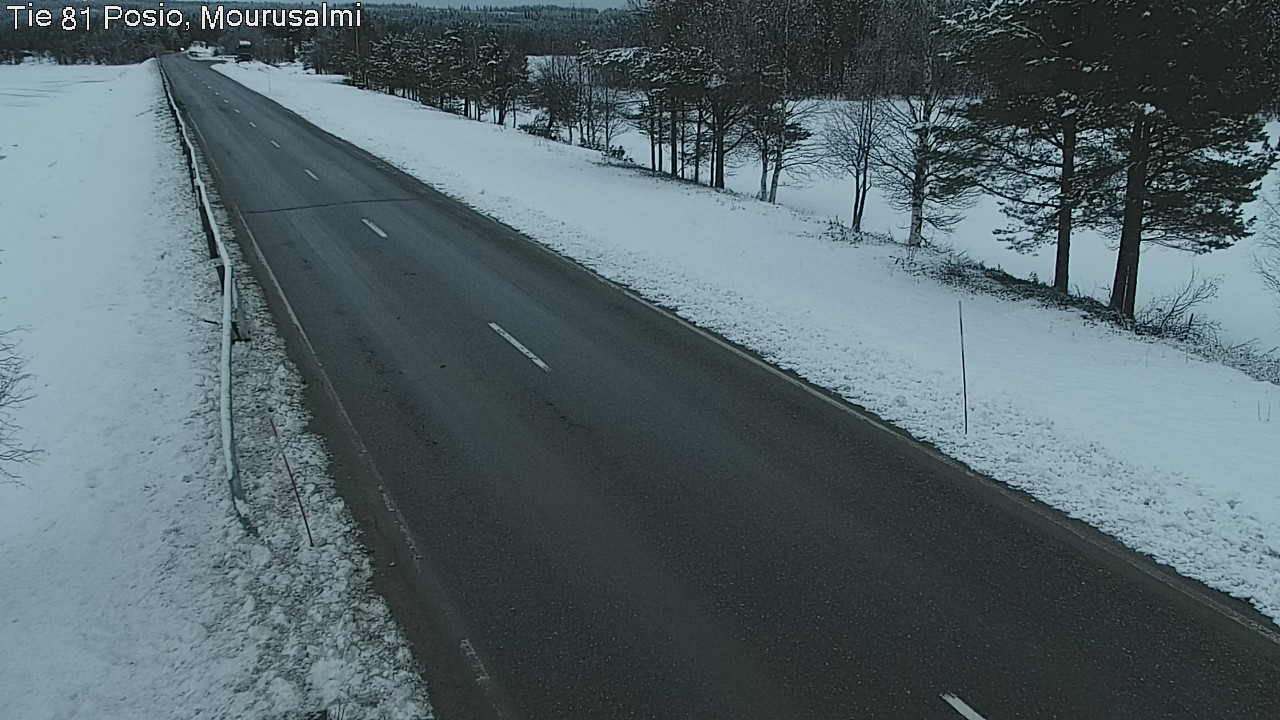 Kelikamerat Kuva Tie 81 Posio, Mourusalmi, Posio, Lappi