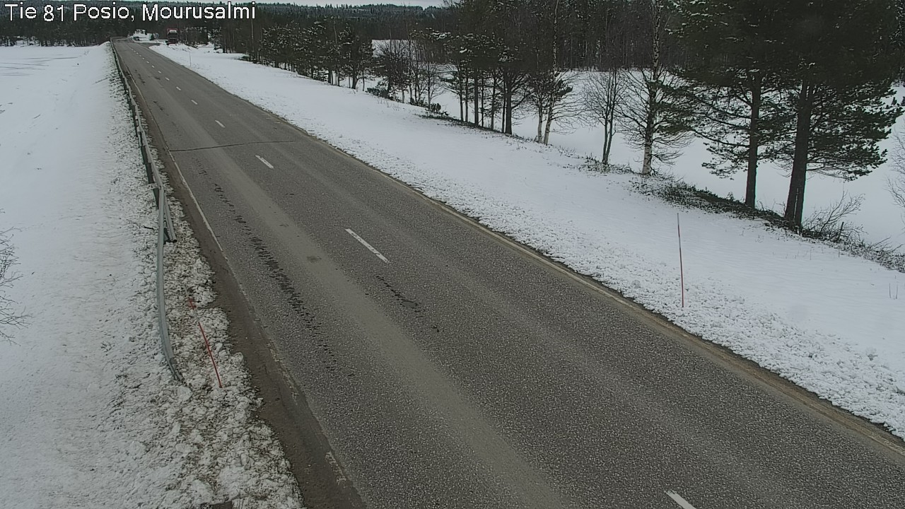 Weather Camera Image Väg 81 Posio, Mourusalmi, Posio, Lappi