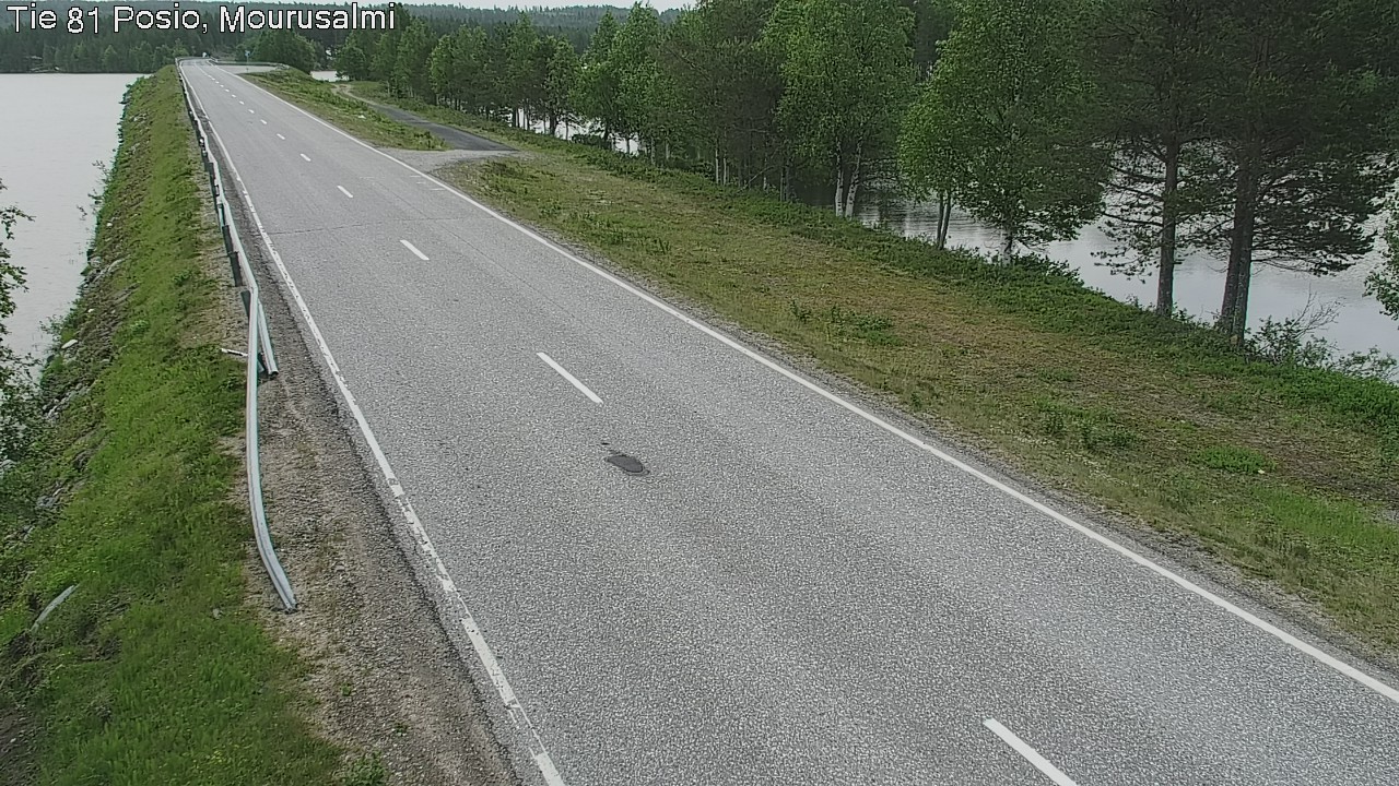 Kelikamerat Kuva Tie 81 Posio, Mourusalmi, Posio, Lappi
