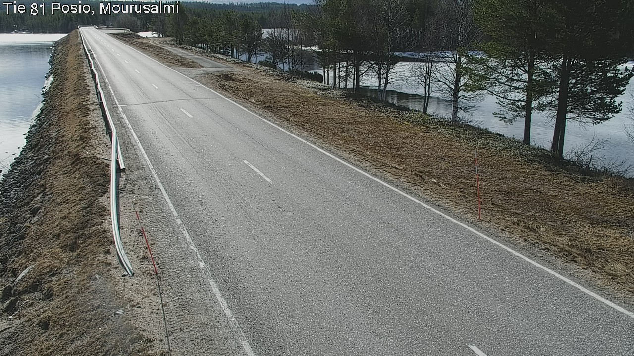 Weather Camera Image Road 81 Posio, Mourusalmi, Posio, Lappi