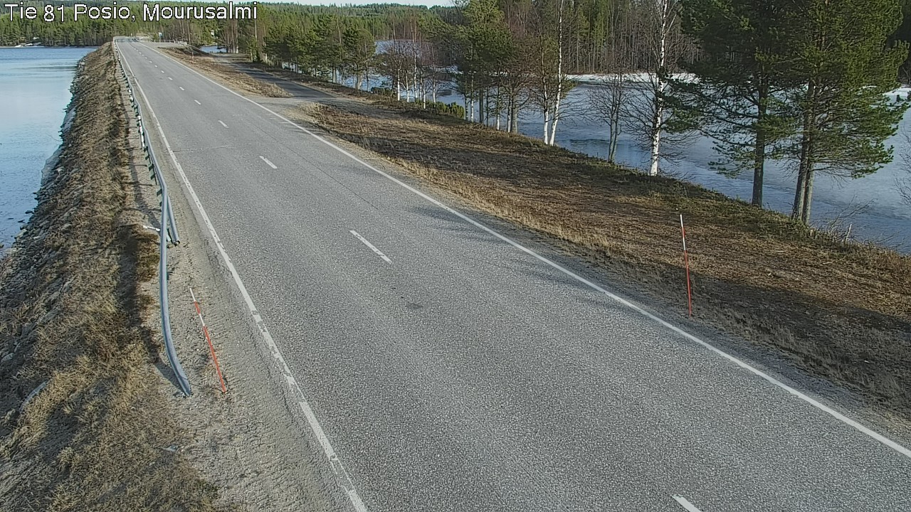 Weather Camera Image Väg 81 Posio, Mourusalmi, Posio, Lappi