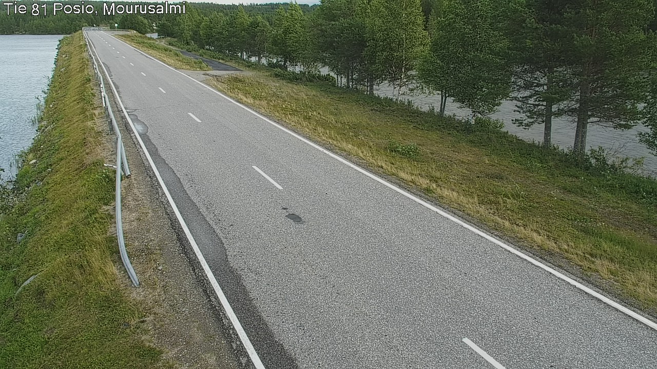 Kelikamerat Kuva Tie 81 Posio, Mourusalmi, Posio, Lappi
