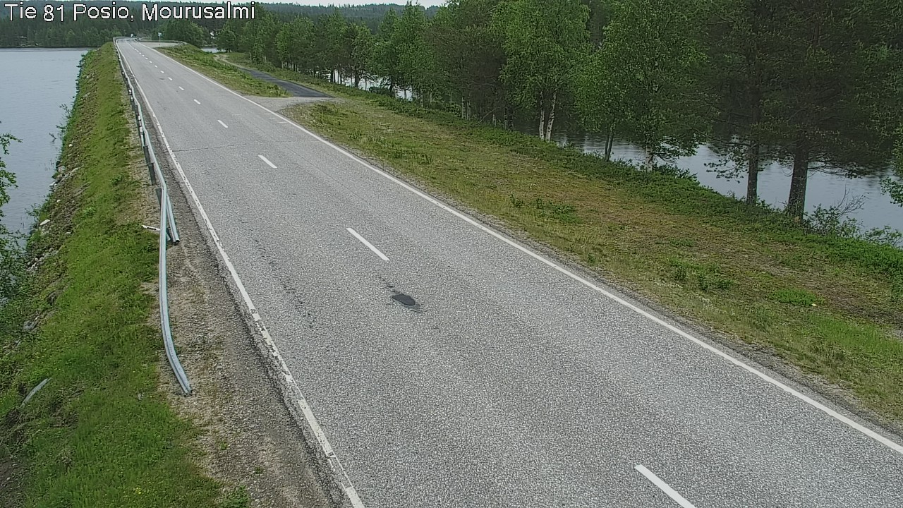 Kelikamerat Kuva Tie 81 Posio, Mourusalmi, Posio, Lappi