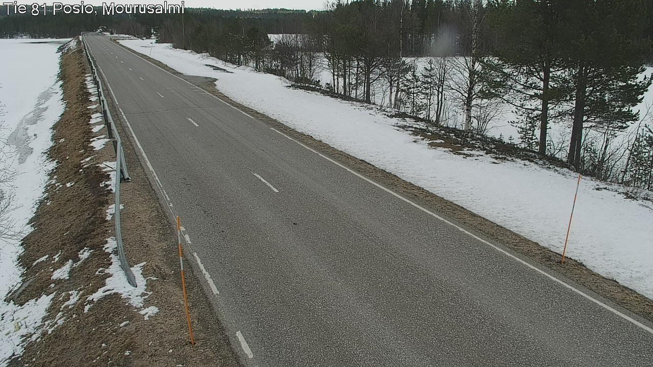 Weather Camera Image Väg 81 Posio, Mourusalmi, Posio, Lappi