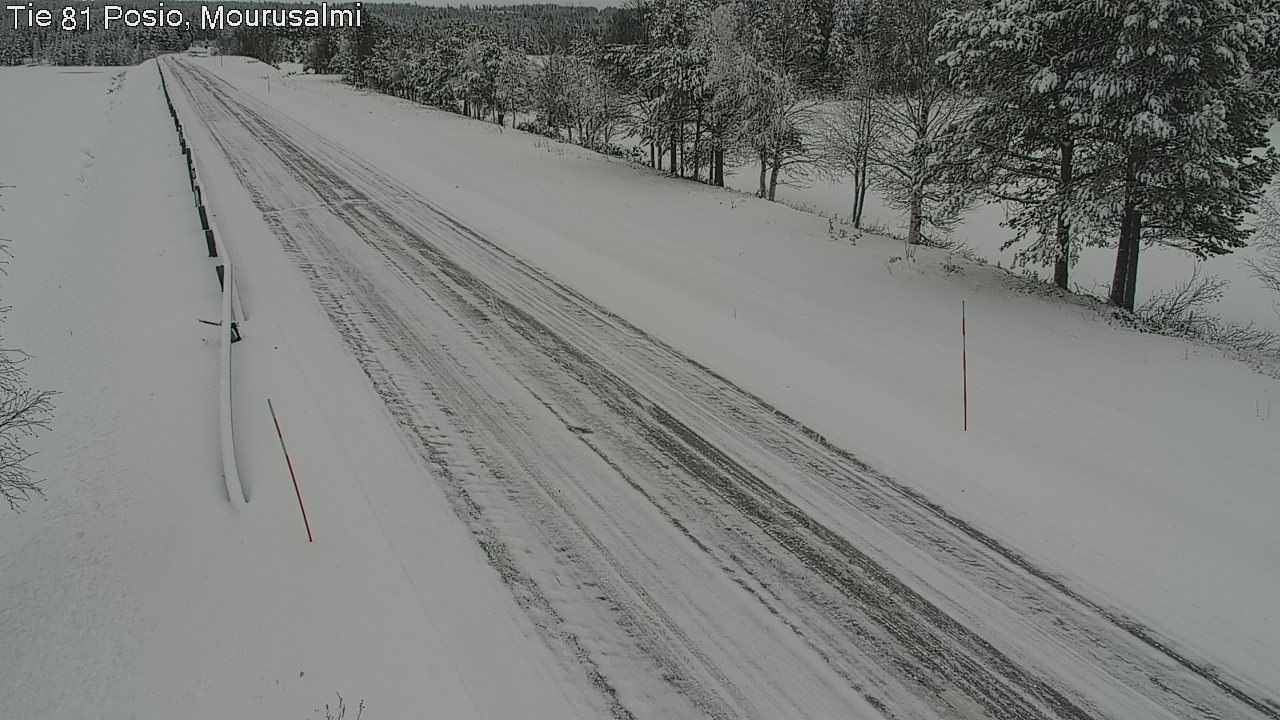 Weather Camera Image Väg 81 Posio, Mourusalmi, Posio, Lappi