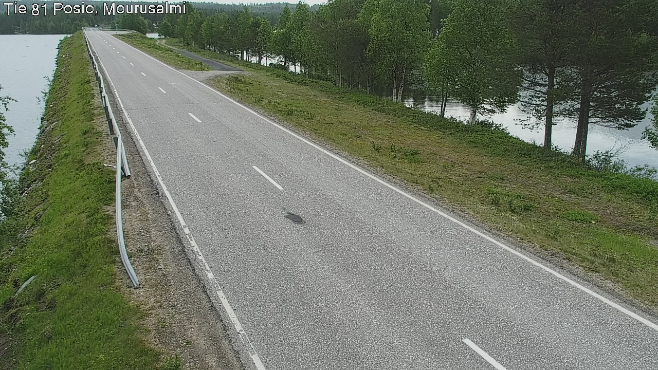 Kelikamerat Kuva Tie 81 Posio, Mourusalmi, Posio, Lappi