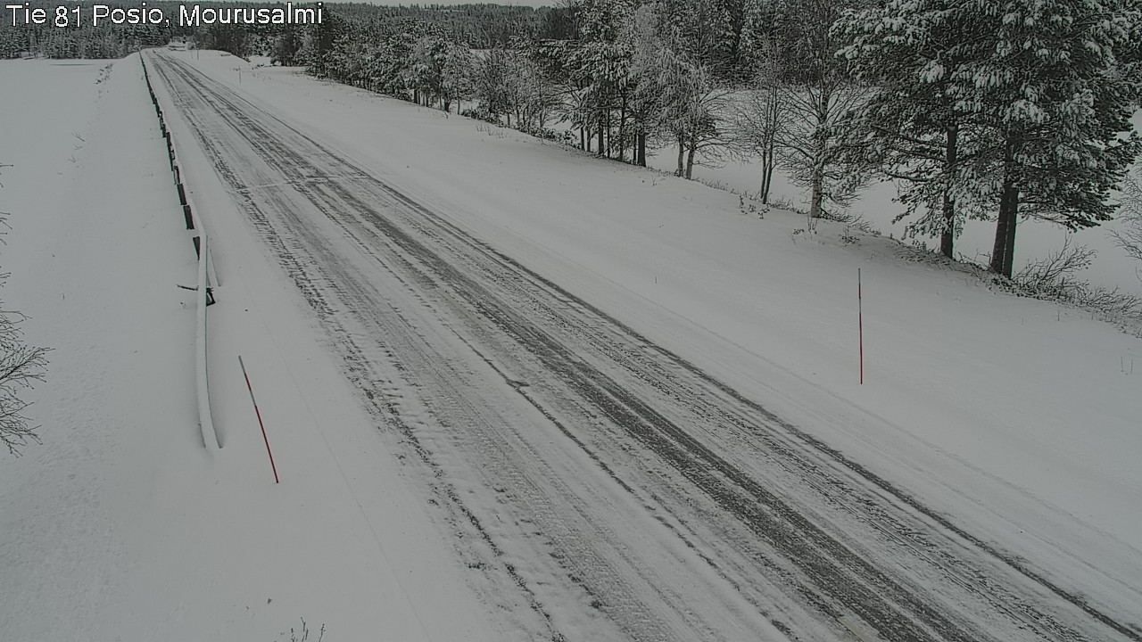 Weather Camera Image Väg 81 Posio, Mourusalmi, Posio, Lappi