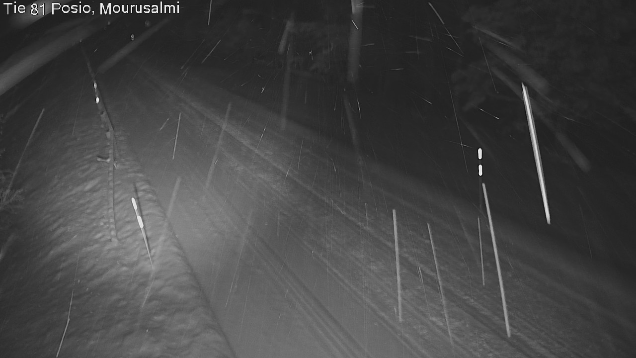 Weather Camera Image Väg 81 Posio, Mourusalmi, Posio, Lappi