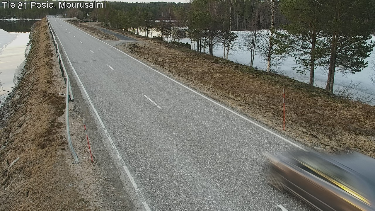 Weather Camera Image Väg 81 Posio, Mourusalmi, Posio, Lappi