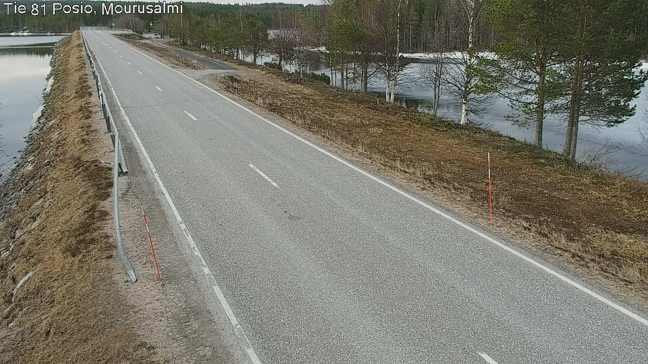 Weather Camera Image Road 81 Posio, Mourusalmi, Posio, Lappi