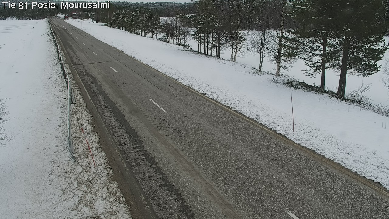 Weather Camera Image Väg 81 Posio, Mourusalmi, Posio, Lappi