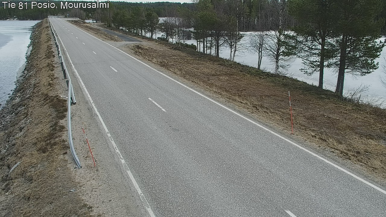 Weather Camera Image Väg 81 Posio, Mourusalmi, Posio, Lappi