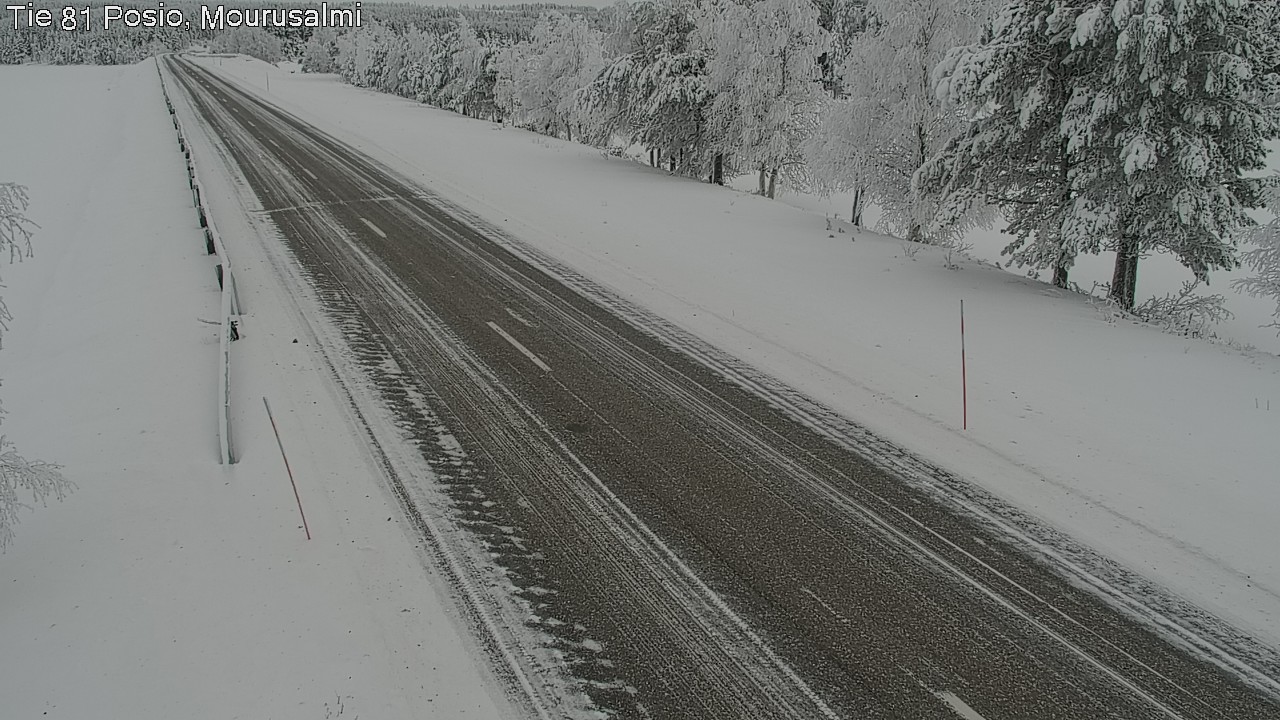 Kelikamerat Kuva Tie 81 Posio, Mourusalmi, Posio, Lappi