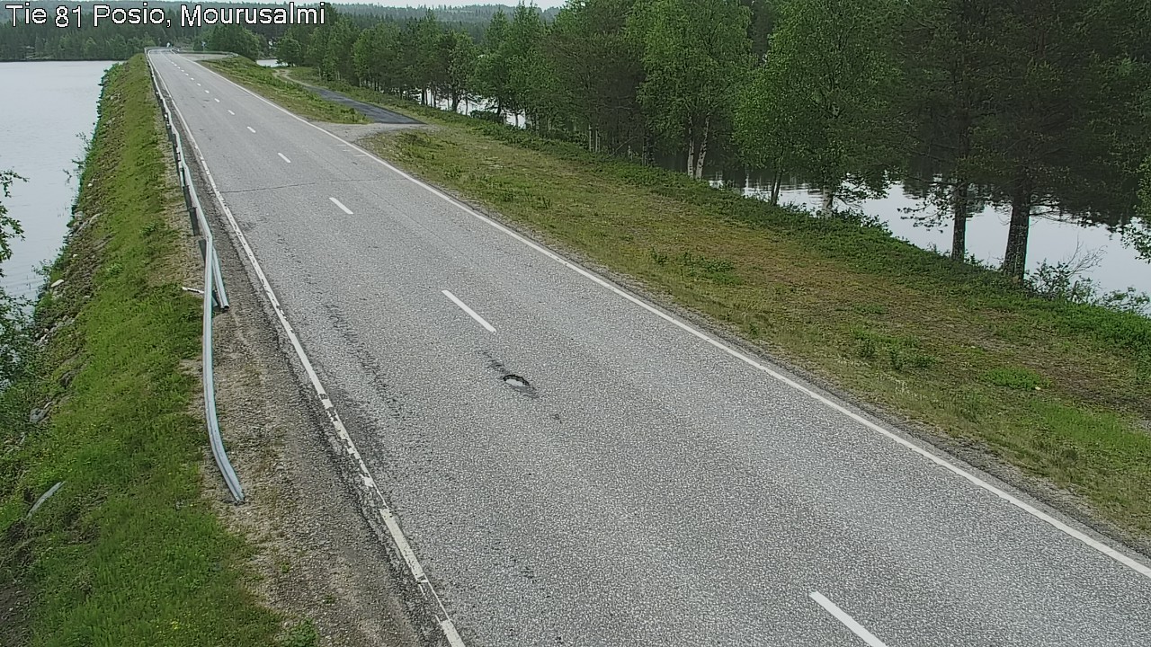 Kelikamerat Kuva Tie 81 Posio, Mourusalmi, Posio, Lappi