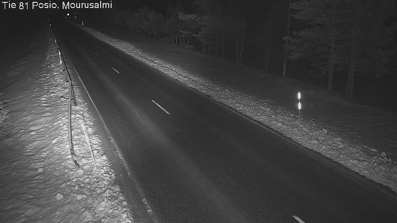 Kelikamerat Kuva Tie 81 Posio, Mourusalmi, Posio, Lappi