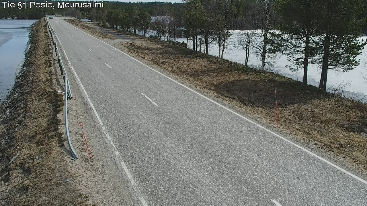 Weather Camera Image Väg 81 Posio, Mourusalmi, Posio, Lappi