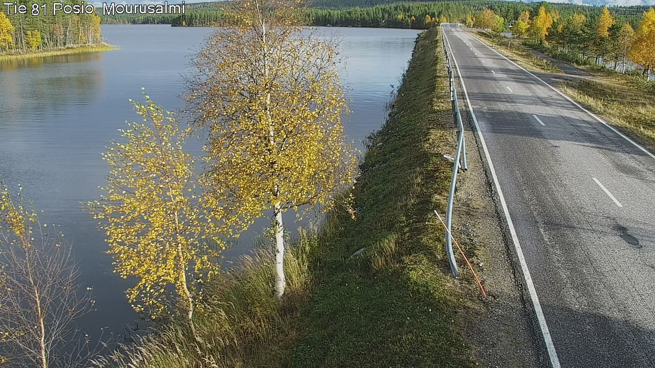 Kelikamerat Kuva Tie 81 Posio, Mourusalmi, Posio, Lappi