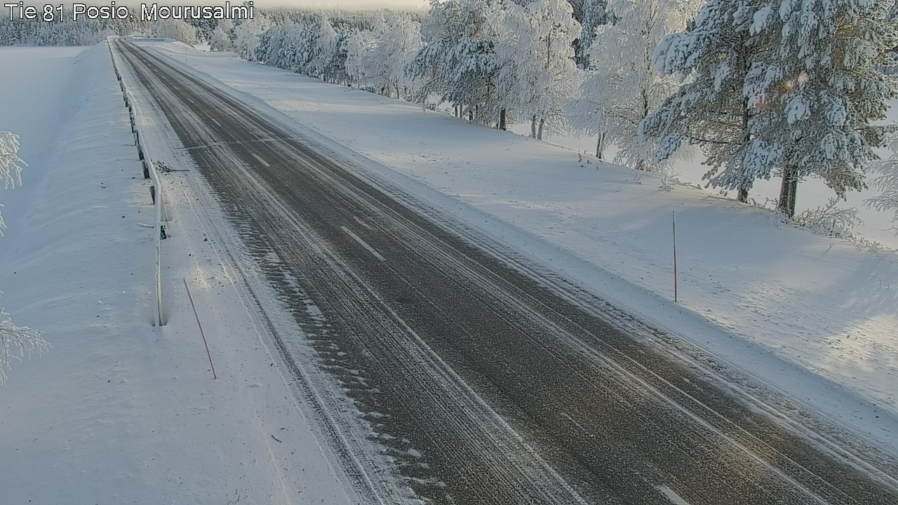 Kelikamerat Kuva Tie 81 Posio, Mourusalmi, Posio, Lappi