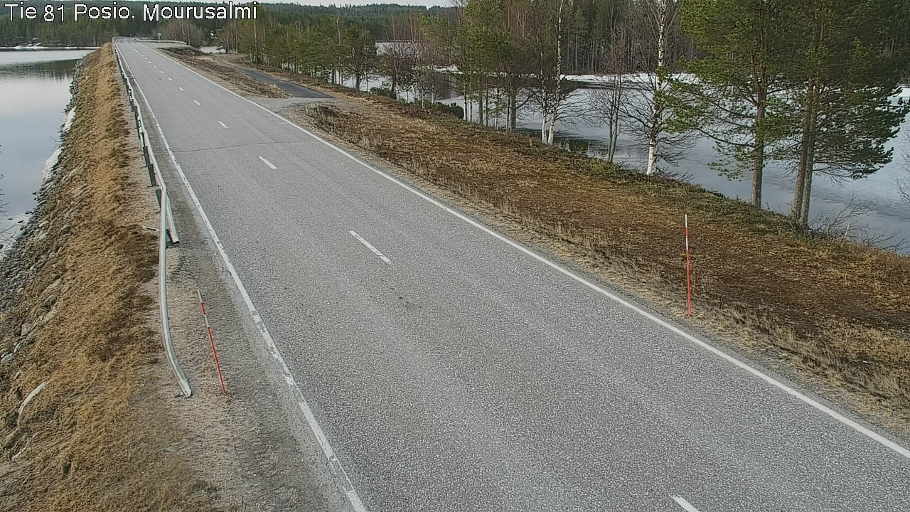 Weather Camera Image Road 81 Posio, Mourusalmi, Posio, Lappi