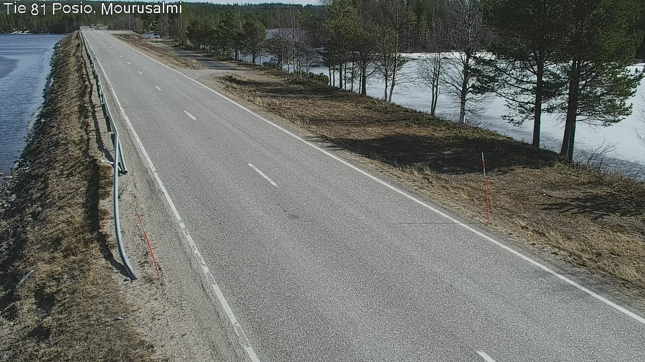 Weather Camera Image Väg 81 Posio, Mourusalmi, Posio, Lappi