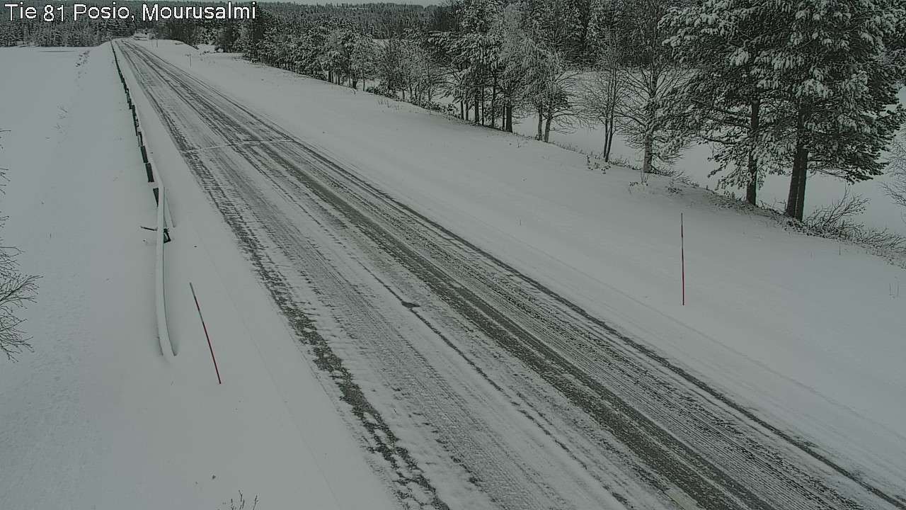 Weather Camera Image Väg 81 Posio, Mourusalmi, Posio, Lappi