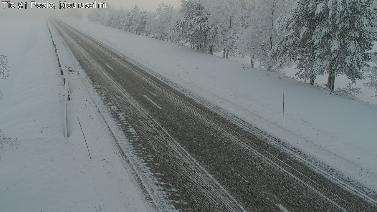 Weather Camera Image Road 81 Posio, Mourusalmi, Posio, Lappi