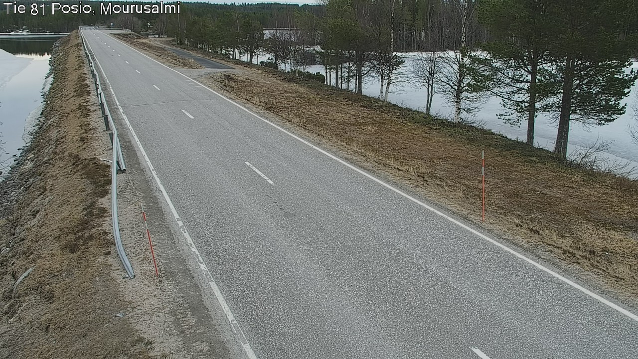 Weather Camera Image Väg 81 Posio, Mourusalmi, Posio, Lappi