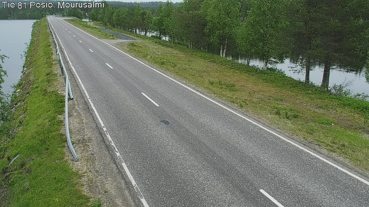 Kelikamerat Kuva Tie 81 Posio, Mourusalmi, Posio, Lappi