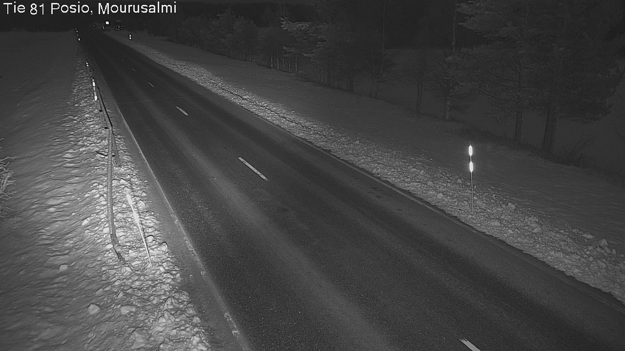 Kelikamerat Kuva Tie 81 Posio, Mourusalmi, Posio, Lappi