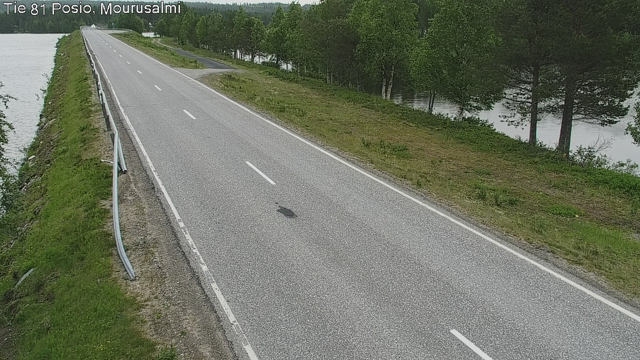 Kelikamerat Kuva Tie 81 Posio, Mourusalmi, Posio, Lappi
